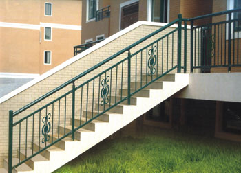 常德市小区住宅楼梯护栏工程案例